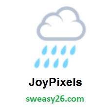 Cloud With Rain on JoyPixels 2.2
