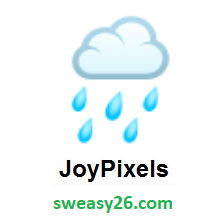 Cloud With Rain on JoyPixels 4.0