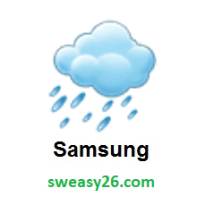 Cloud With Rain on Samsung TouchWiz 7.0