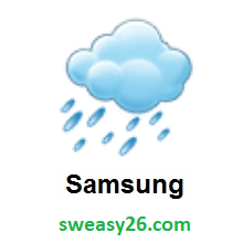 Cloud With Rain on Samsung Experience 9.0