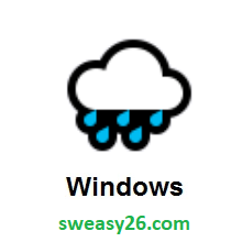Cloud With Rain on Microsoft Windows 10 October 2018 Update
