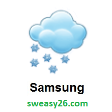Cloud With Snow on Samsung Experience 9.0