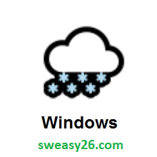 Cloud With Snow on Microsoft Windows 10 October 2018 Update
