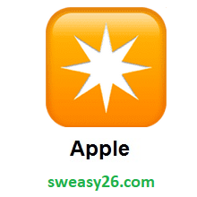 Eight Pointed Star on Apple iOS 10.2