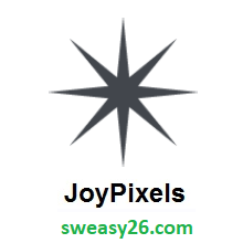 Eight Pointed Star on JoyPixels 2.0