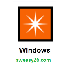 Eight Pointed Star on Microsoft Windows 10 Anniversary Update