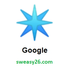 Eight Spoked Asterisk on Google Android 8.0
