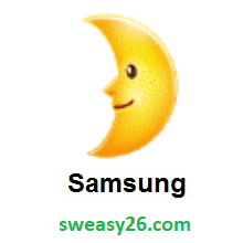 First Quarter Moon Face on Samsung One UI 1.0