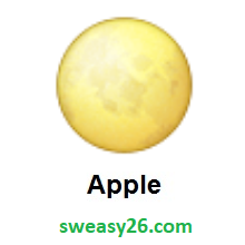 Full Moon on Apple iOS 8.3