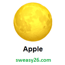 Full Moon on Apple iOS 10.2