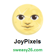 Full Moon Face on JoyPixels 3.0