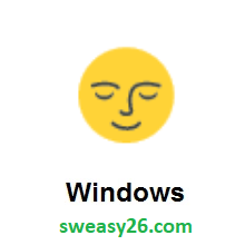 Full Moon Face on Microsoft Windows 8.1