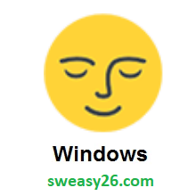 Full Moon Face on Microsoft Windows 10