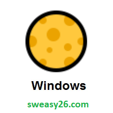 Full Moon on Microsoft Windows 10 Anniversary Update