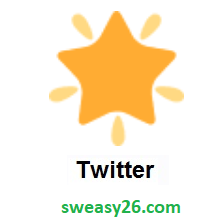 Glowing Star on Twitter Twemoji 2.0
