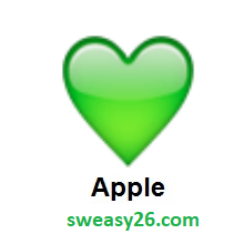 Green Heart on Apple iOS 8.3