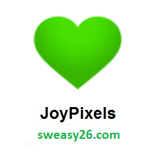 Green Heart on JoyPixels 4.0