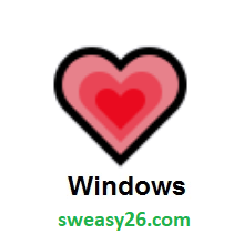 Growing Heart on Microsoft Windows 10 Anniversary Update