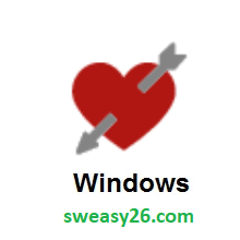 Heart With Arrow on Microsoft Windows 8.1