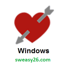 Heart With Arrow on Microsoft Windows 10