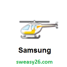 Helicopter on Samsung Experience 9.0