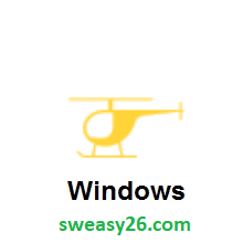 Helicopter on Microsoft Windows 8.1