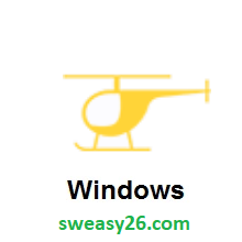 Helicopter on Microsoft Windows 10