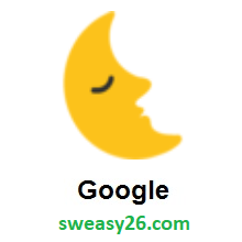 Last Quarter Moon Face on Google Android 5.0