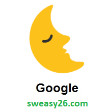 Last Quarter Moon Face on Google Android 7.0