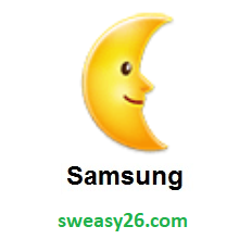 Last Quarter Moon Face on Samsung TouchWiz 7.0