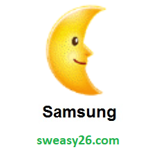 Last Quarter Moon Face on Samsung One UI 1.0