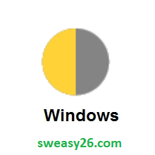 Last Quarter Moon on Microsoft Windows 8.1
