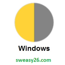 Last Quarter Moon on Microsoft Windows 10