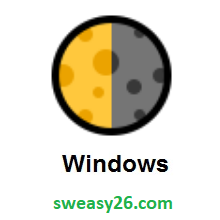 Last Quarter Moon on Microsoft Windows 10 Anniversary Update