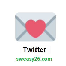 Love Letter on Twitter Twemoji 1.0