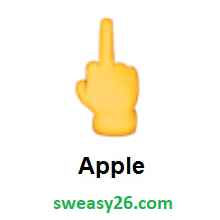 Middle Finger on Apple iOS 9.1