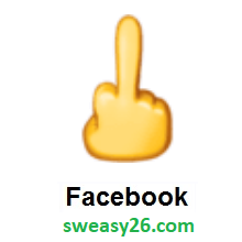 Middle Finger on Facebook 3.0