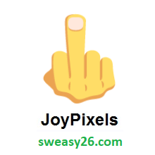 Middle Finger on JoyPixels 2.0