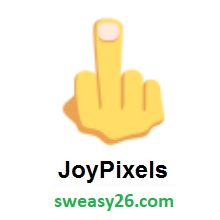 Middle Finger on JoyPixels 2.1
