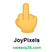 Middle Finger on JoyPixels 4.0