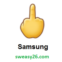 Middle Finger on Samsung Experience 9.0