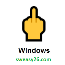 Middle Finger on Microsoft Windows 10 Anniversary Update