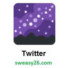Milky Way on Twitter Twemoji 1.0