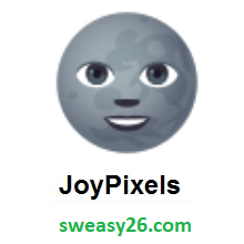 New Moon Face on JoyPixels 4.0