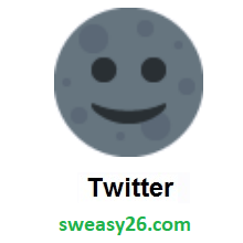 New Moon Face on Twitter Twemoji 11.1