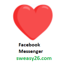 Red Heart on Facebook Messenger 1.0