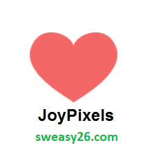 Red Heart on JoyPixels 2.0