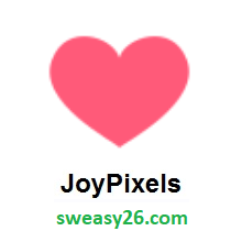 Red Heart on JoyPixels 2.2