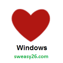 Red Heart on Microsoft Windows 10