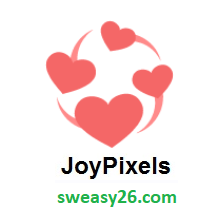 Revolving Hearts on JoyPixels 2.0
